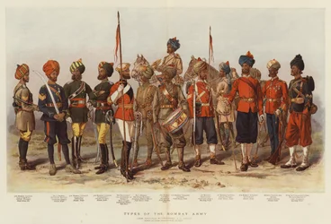 Typer af Bombay-hæren